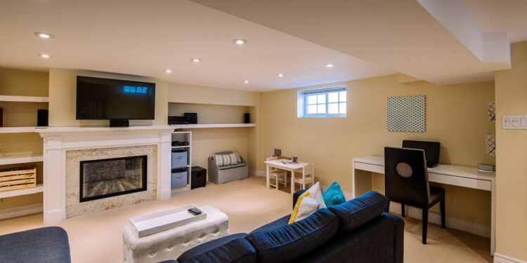 Basement into a Cozy & Romantic Bedroom