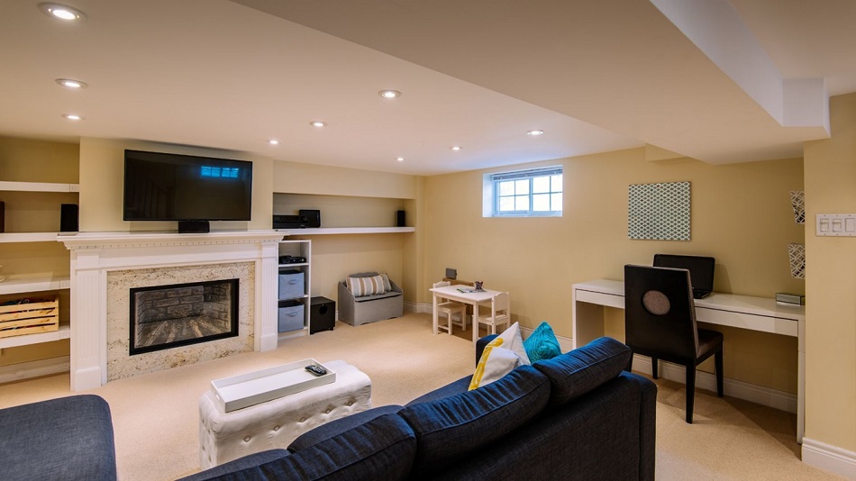 Basement into a Cozy & Romantic Bedroom